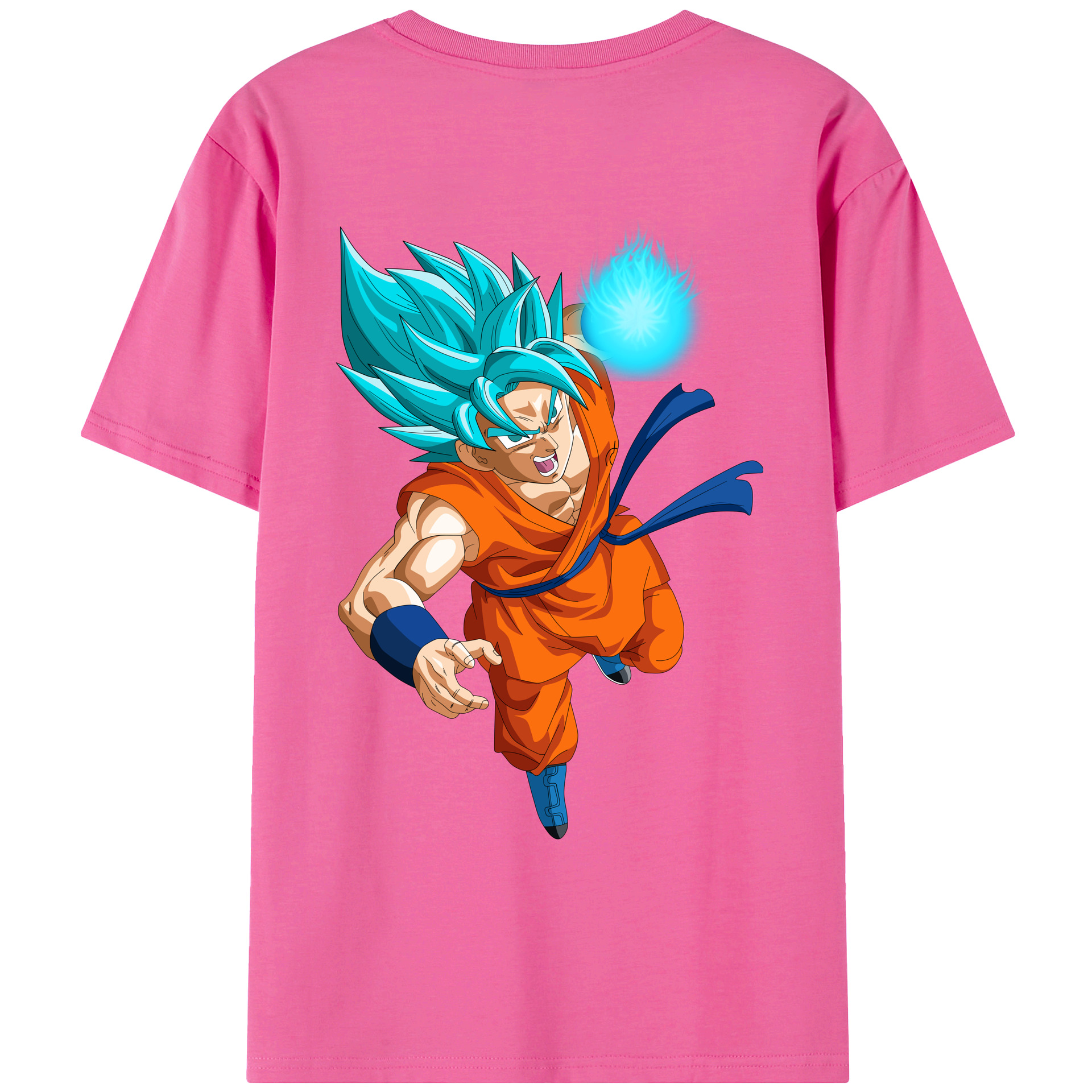（画像用） ドラゴンボール 孫悟空（そん ごくう）Son Goku カカロット DRAGON BALL Kakarotto レディース半袖Tシャツ(バックプリント)
